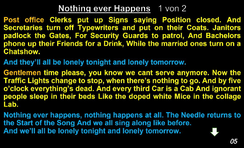 05 Nothing ever Happens1 - Prompter bgb