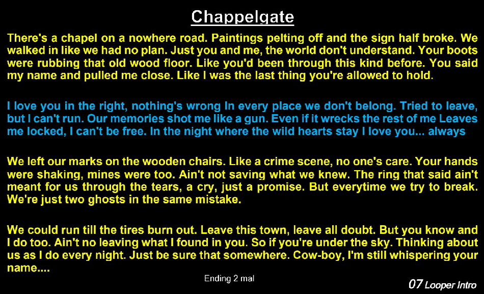 07 Chapelgate - Prompter bgb