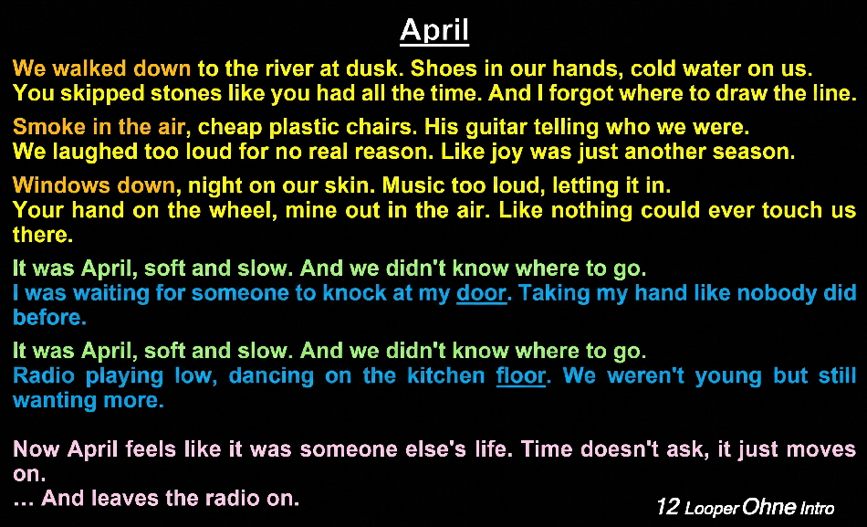 12 April - Prompter bgb